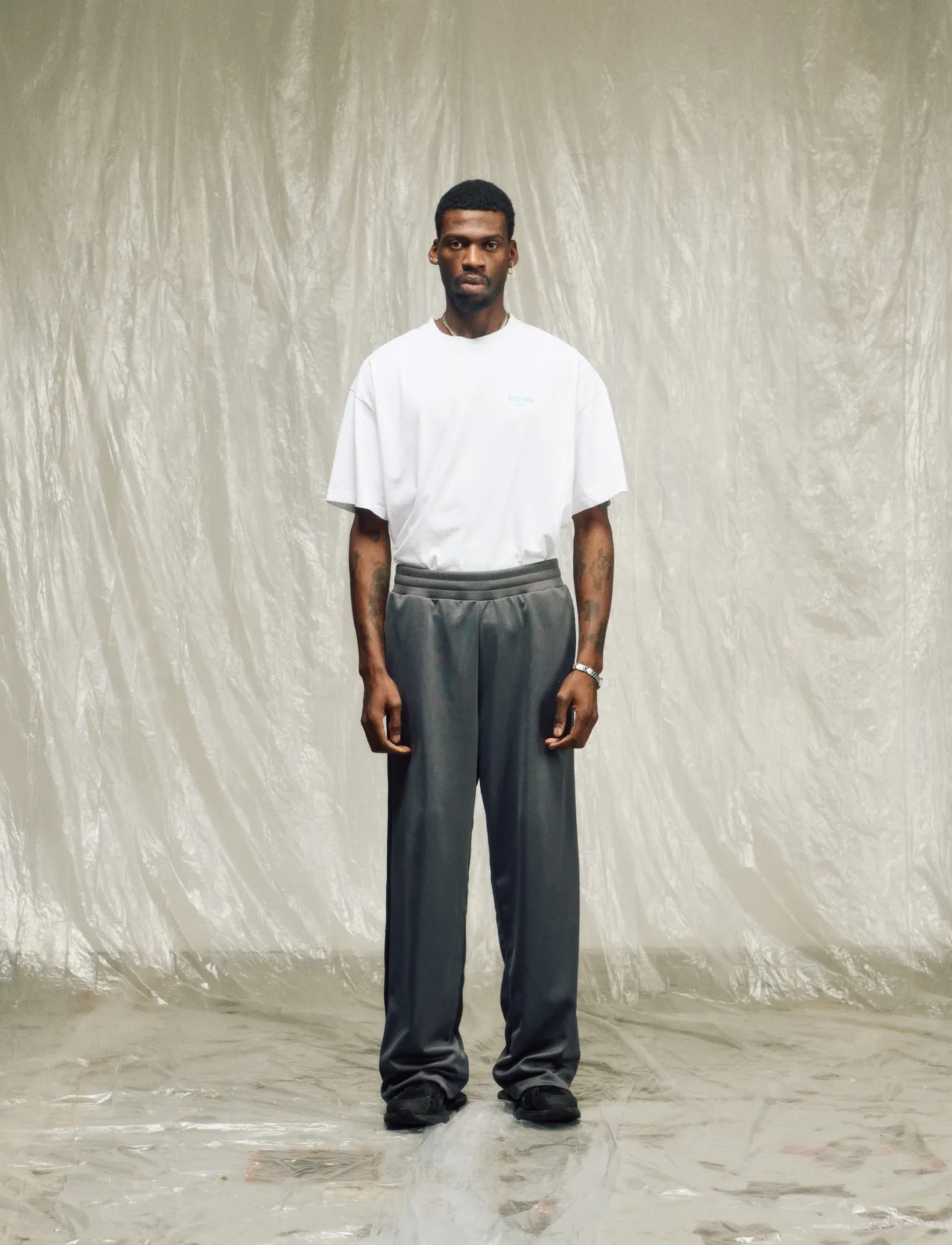Isnurh - Isnurh Basement Wide Trackpants - casual - grey - 0
