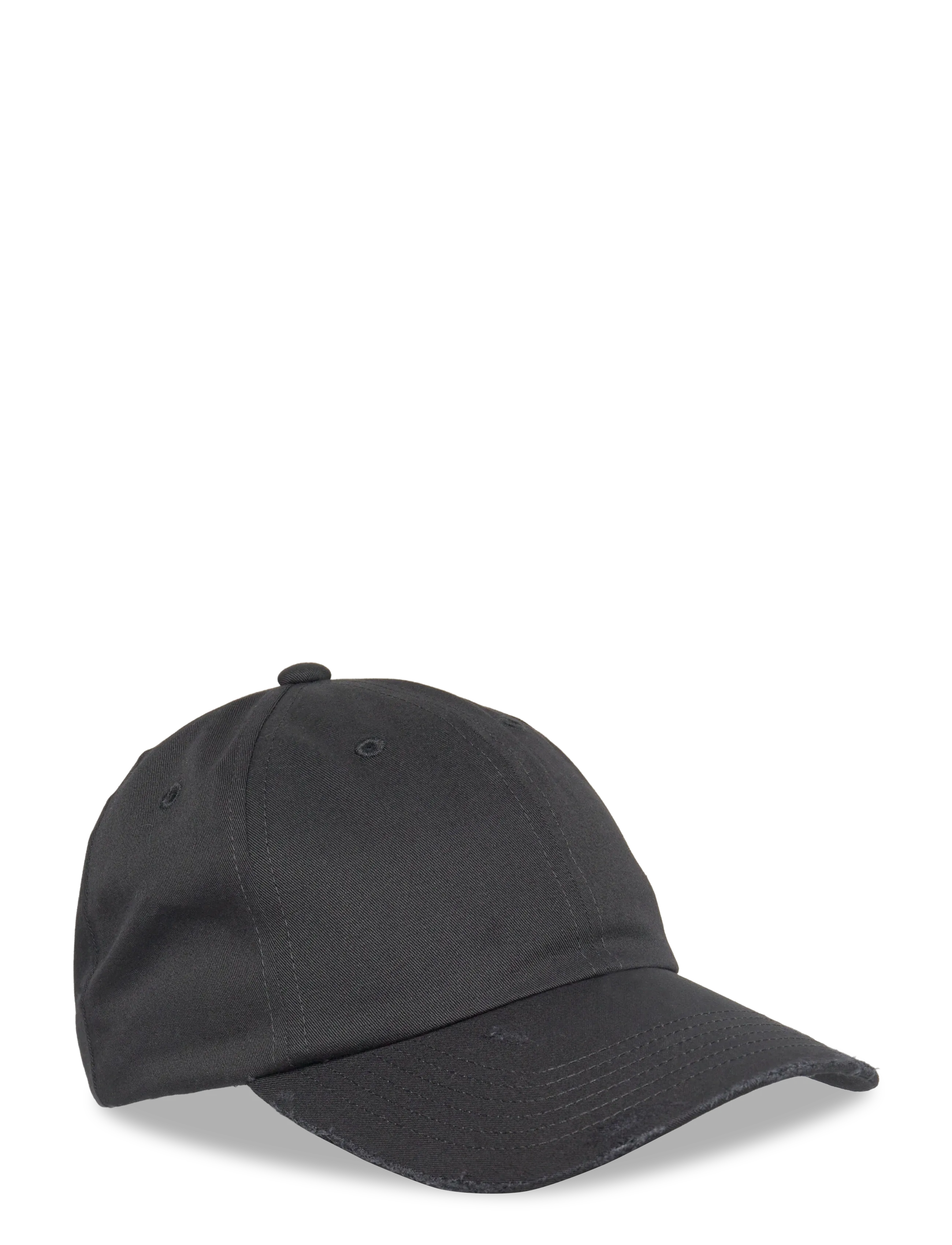 Isnurh Basement distressed cap - BLACK