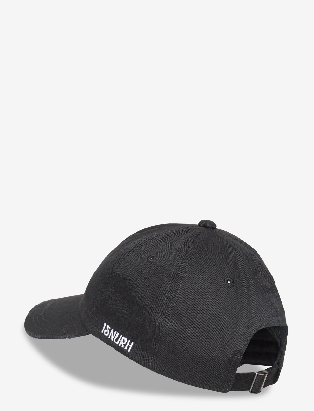 Isnurh - Isnurh Basement distressed cap - kepsar - black - 2
