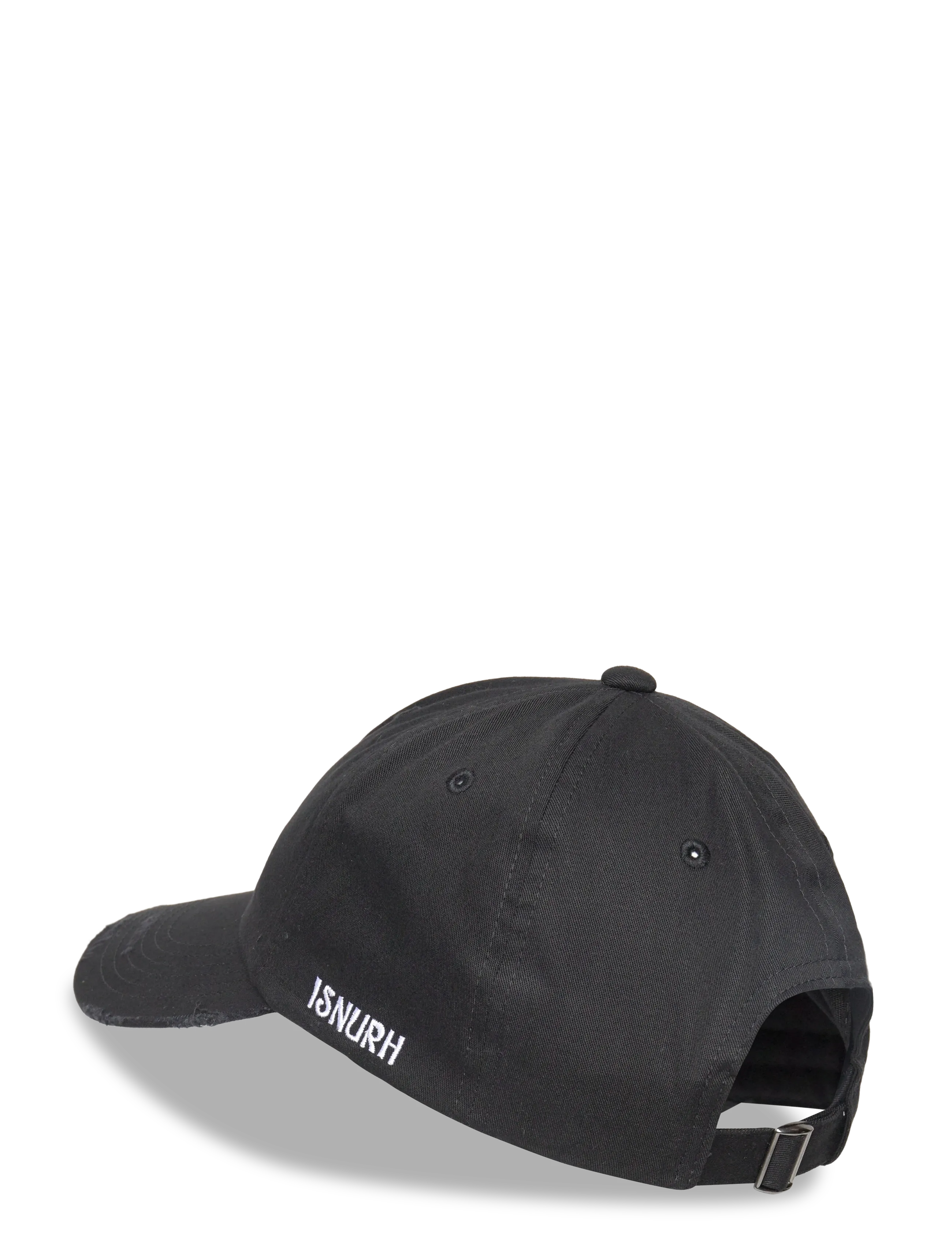 Isnurh - Isnurh Basement distressed cap - kepurės su snapeliu - black - 2