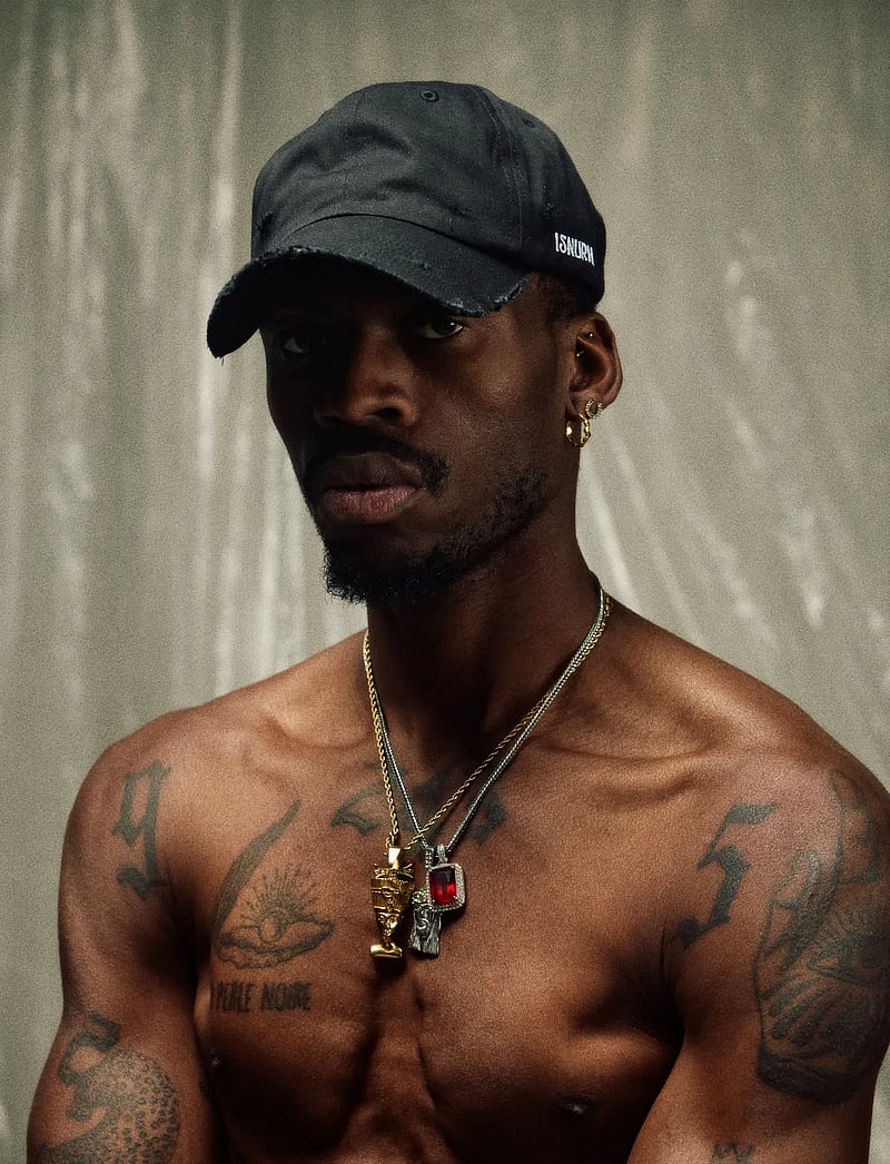 Isnurh - Isnurh Basement distressed cap - kepsar - black - 3