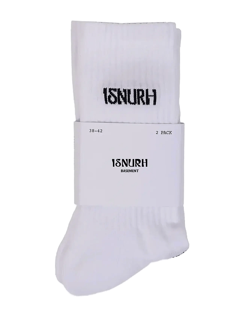 Isnurh - Isnurh Basement Socks 2pack - crew-socken - white - 0