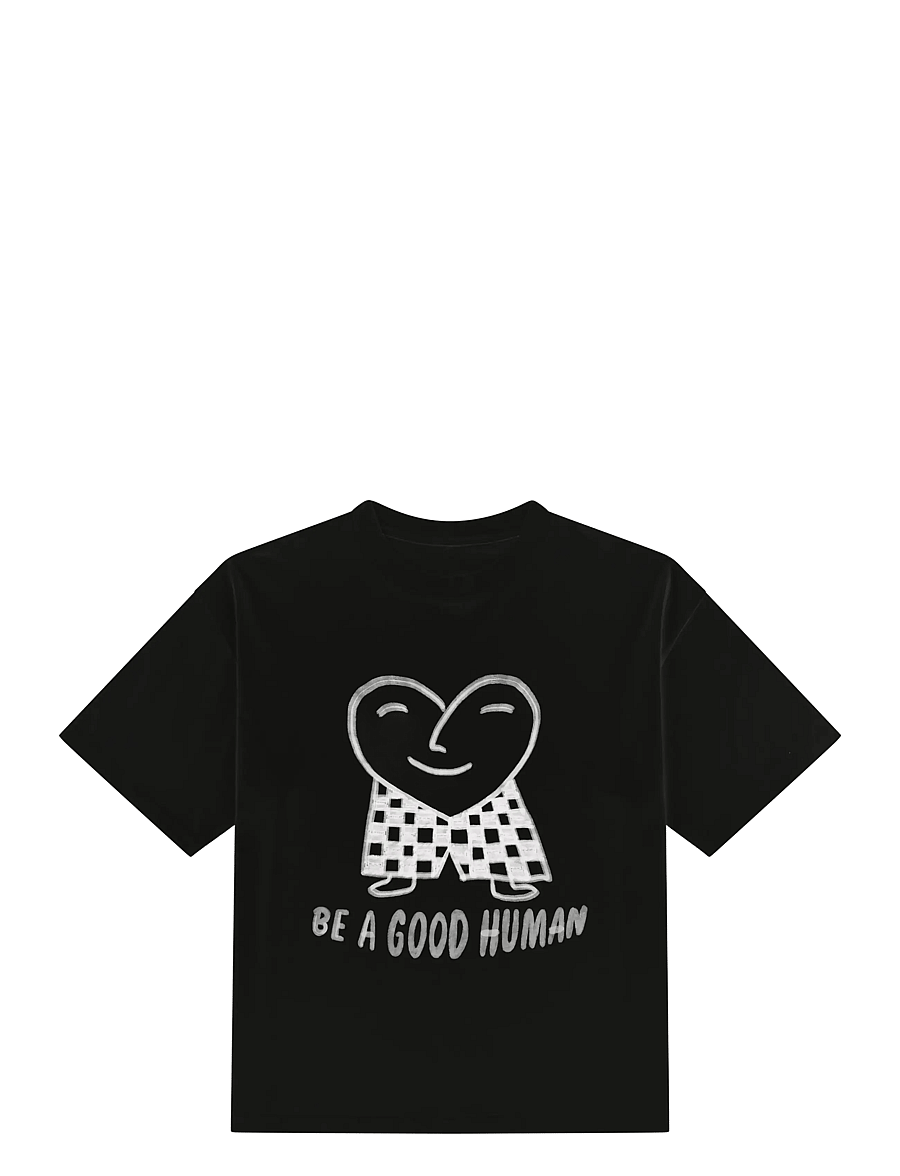 Isnurh - Isnurh Heartman T-shirt - kurzärmelige t-shirts - black - 1