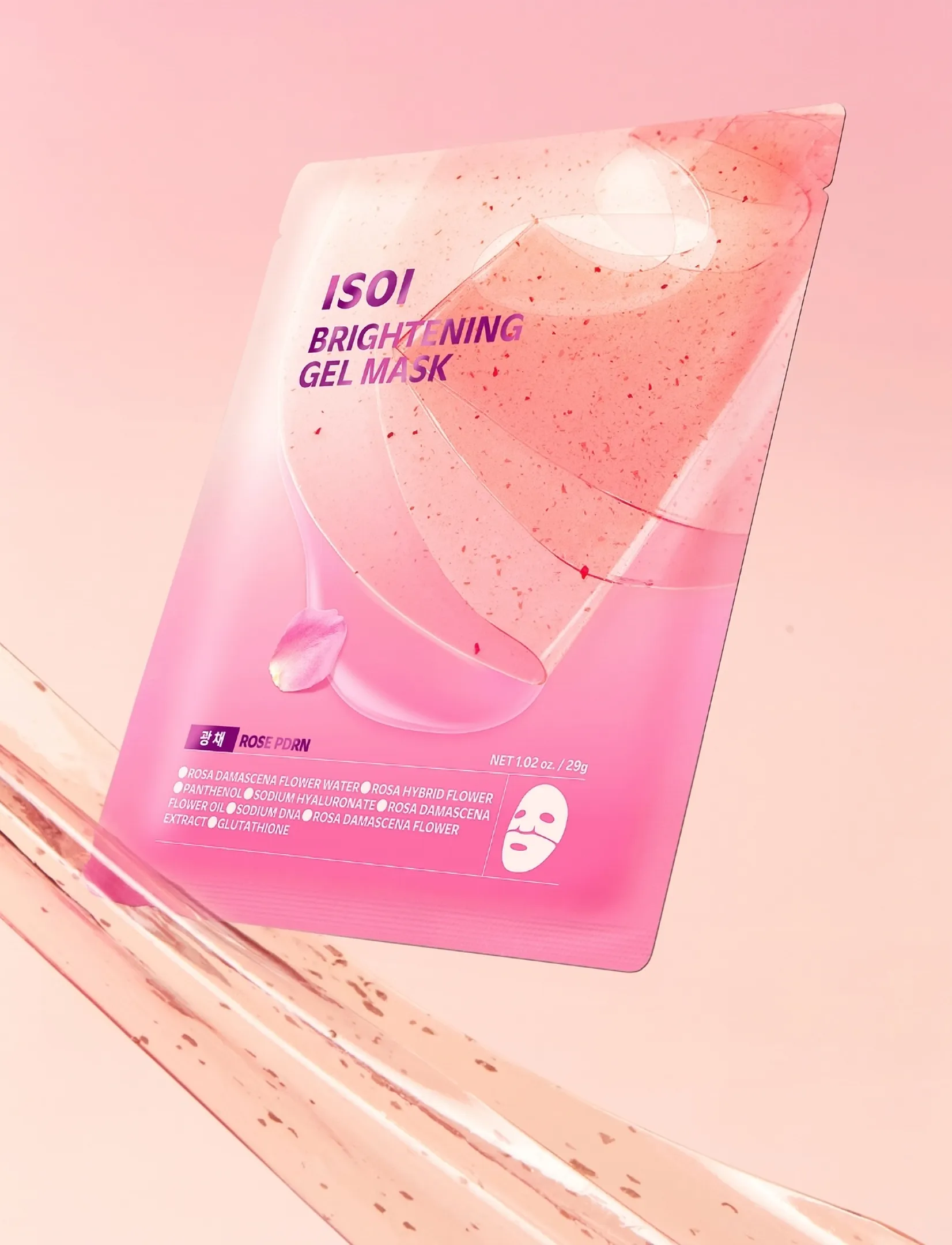 ISOI - ISOI - Brightening Gel Mask (1pcs) - sheet masks - clear - 0