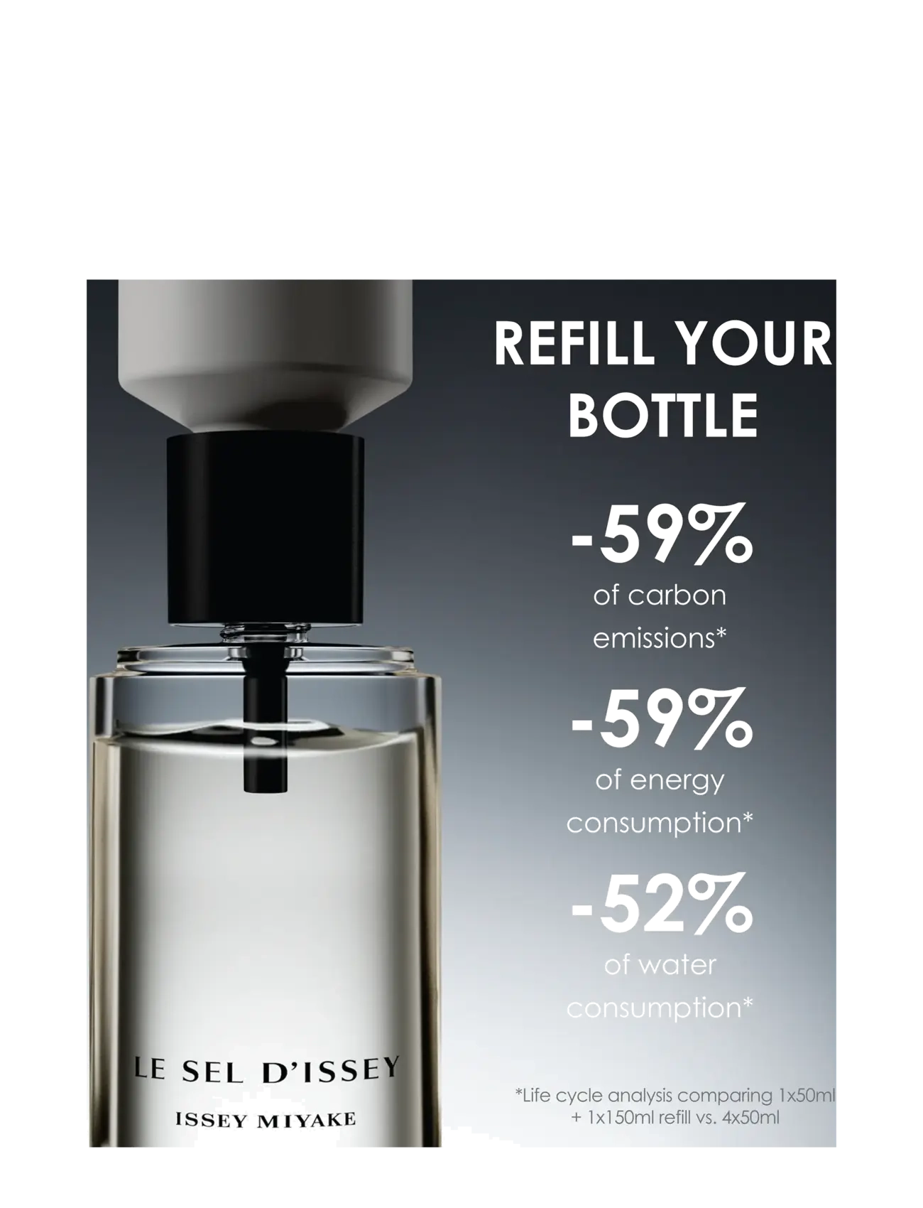Issey Miyake - Le Sel D'Issey EdT Refill - till honom  - clear - 2