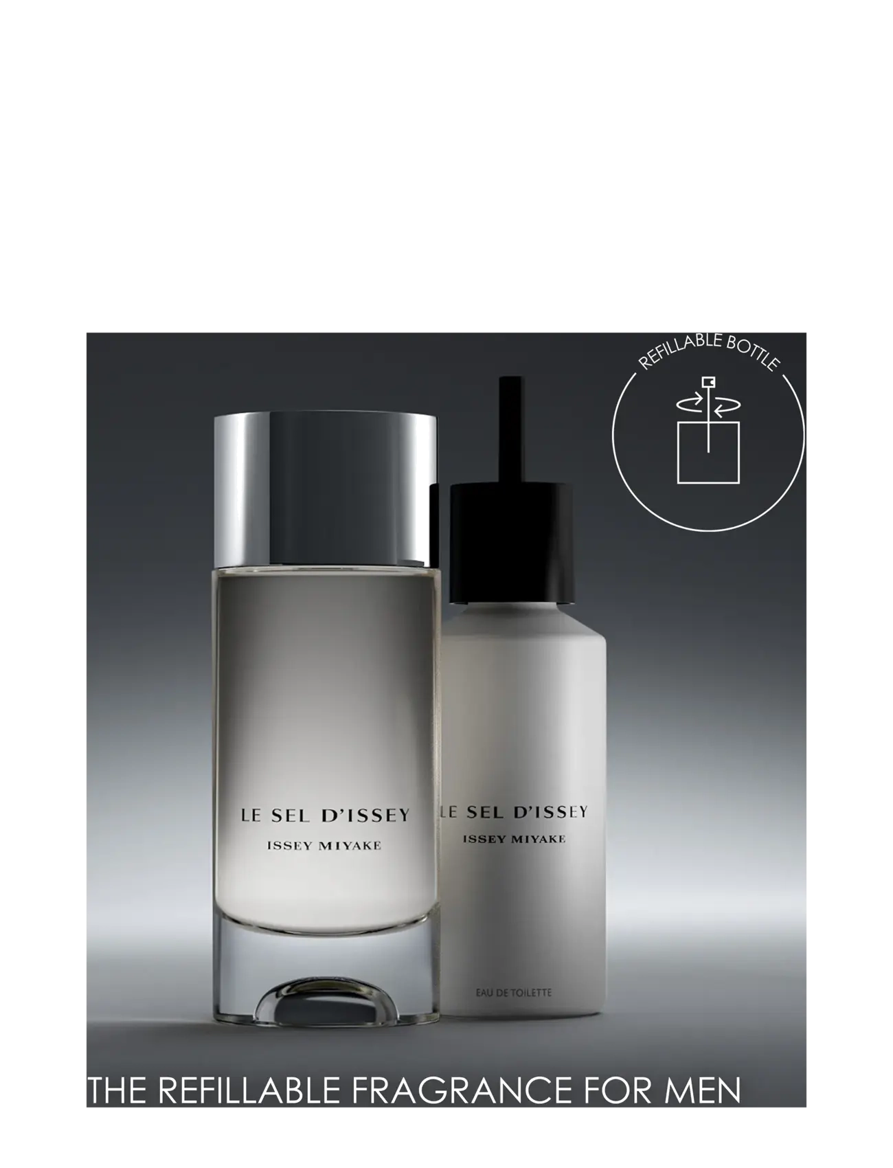Issey Miyake - Le Sel D'Issey EdT Refill - till honom  - clear - 5