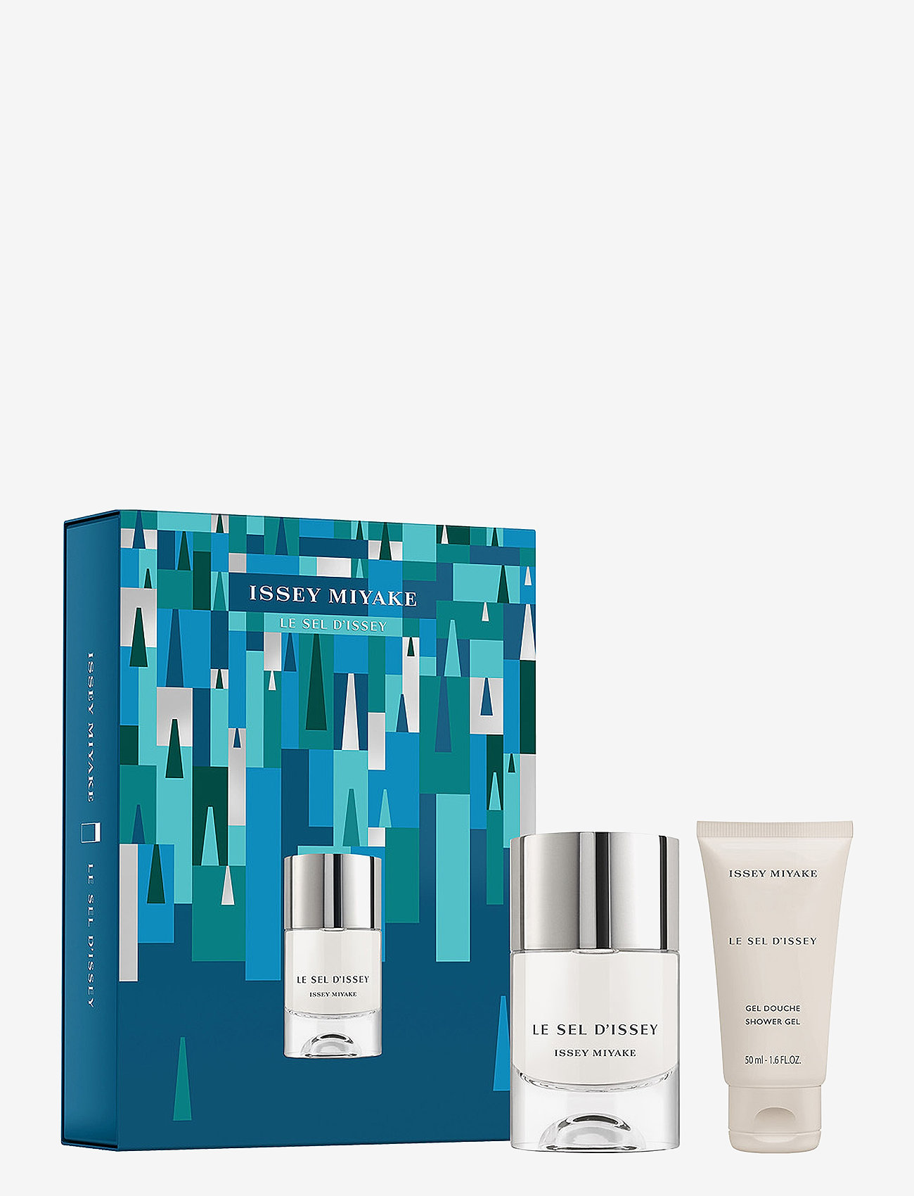 Issey Miyake - Gift Set Le Sel d'Issey EdT 50 ml + Shower Gel 50 ml - til ham - clear - 0