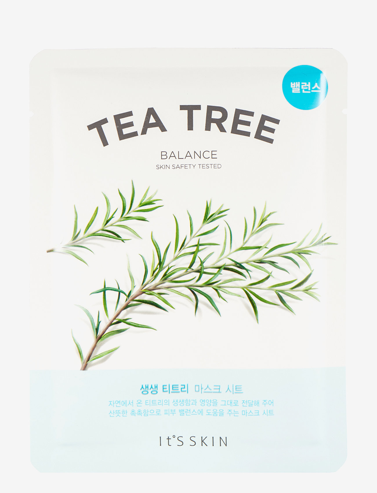 It’S SKIN - It´S SKIN The Fresh Mask Sheet Tea Tree - ansiktspleie - clear - 0