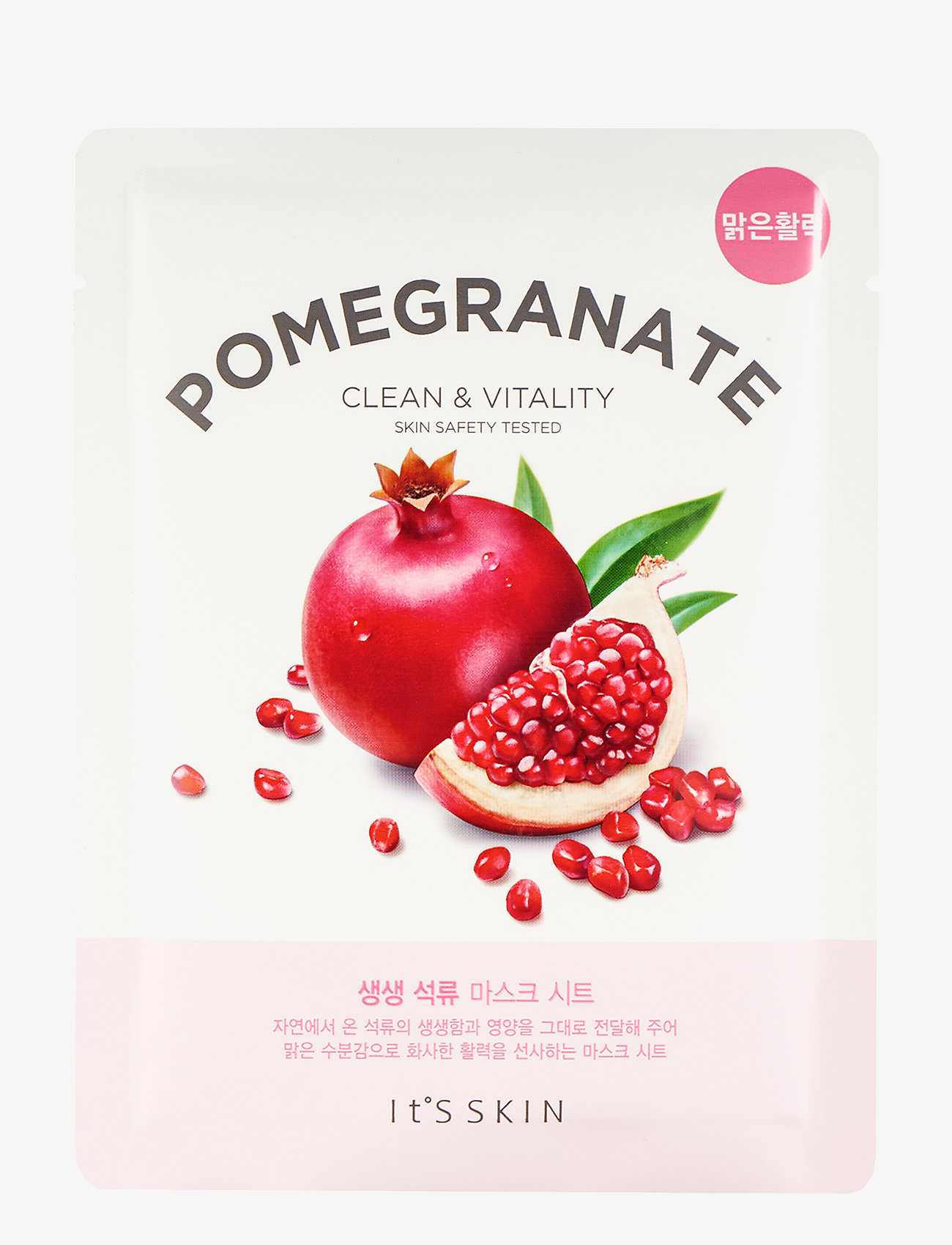 It’S SKIN It´S SKIN The Fresh Mask Sheet Pomegrante - Sheet masks - CLEAR / undefined