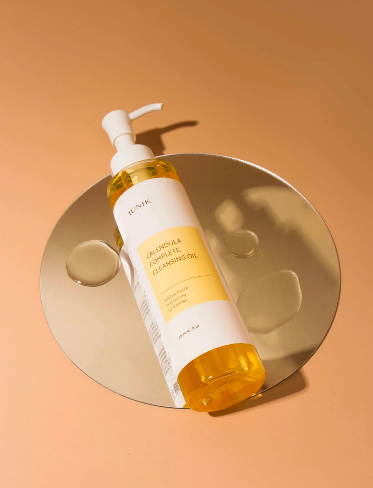 Iunik - Calendula Complete Cleansing Oil - rengöringsolja - clear - 1