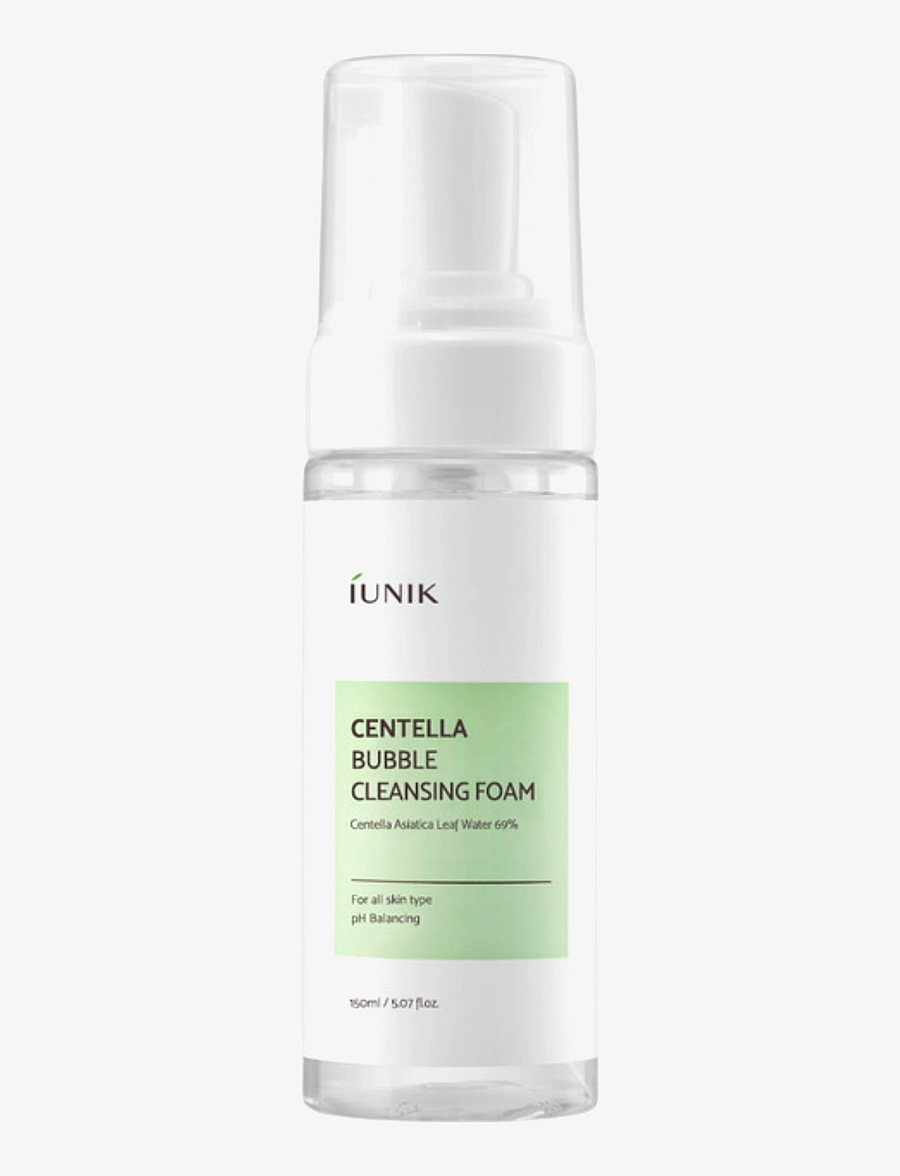 Iunik - Centella Cleansing Foam - foaming cleanser - clear - 0