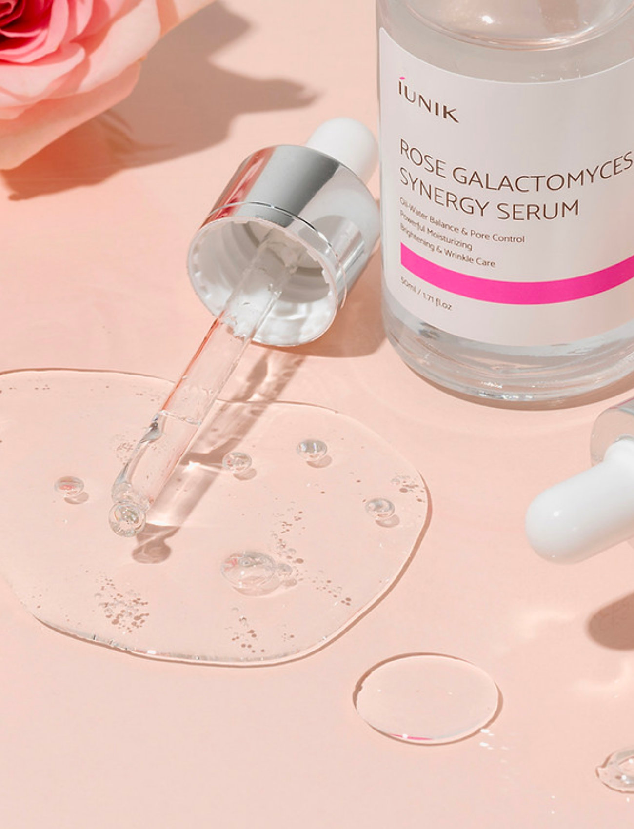Iunik - Rose Galactomyces Synergy Serum - serum - clear - 1