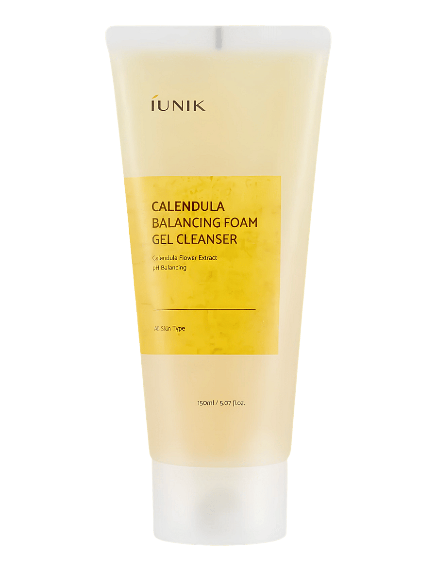 Iunik - Calendula Balancing Foam Gel Cleanser - foaming cleanser - clear - 1