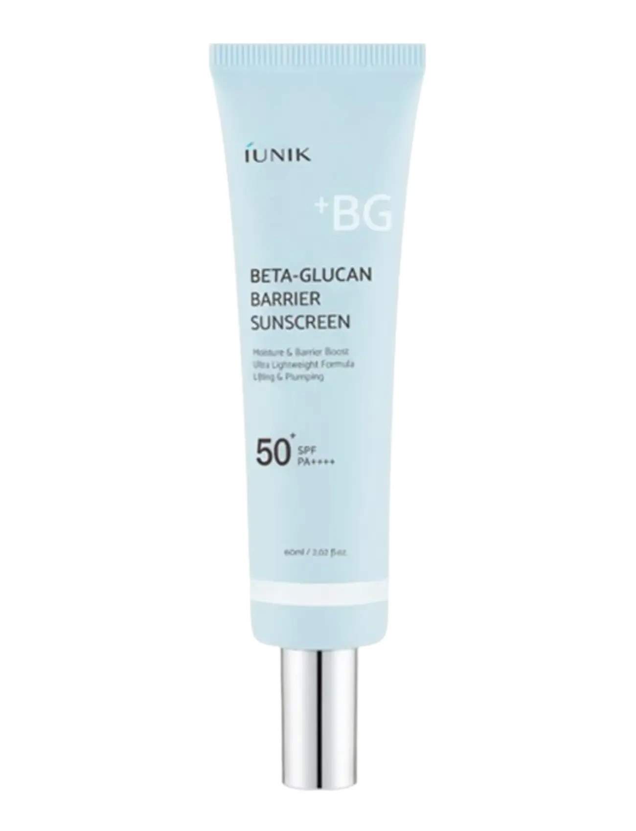 Iunik Beta Glucan Barrier Sunscreen SPF50+ PA++++ - Hudpleje - CLEAR / undefined