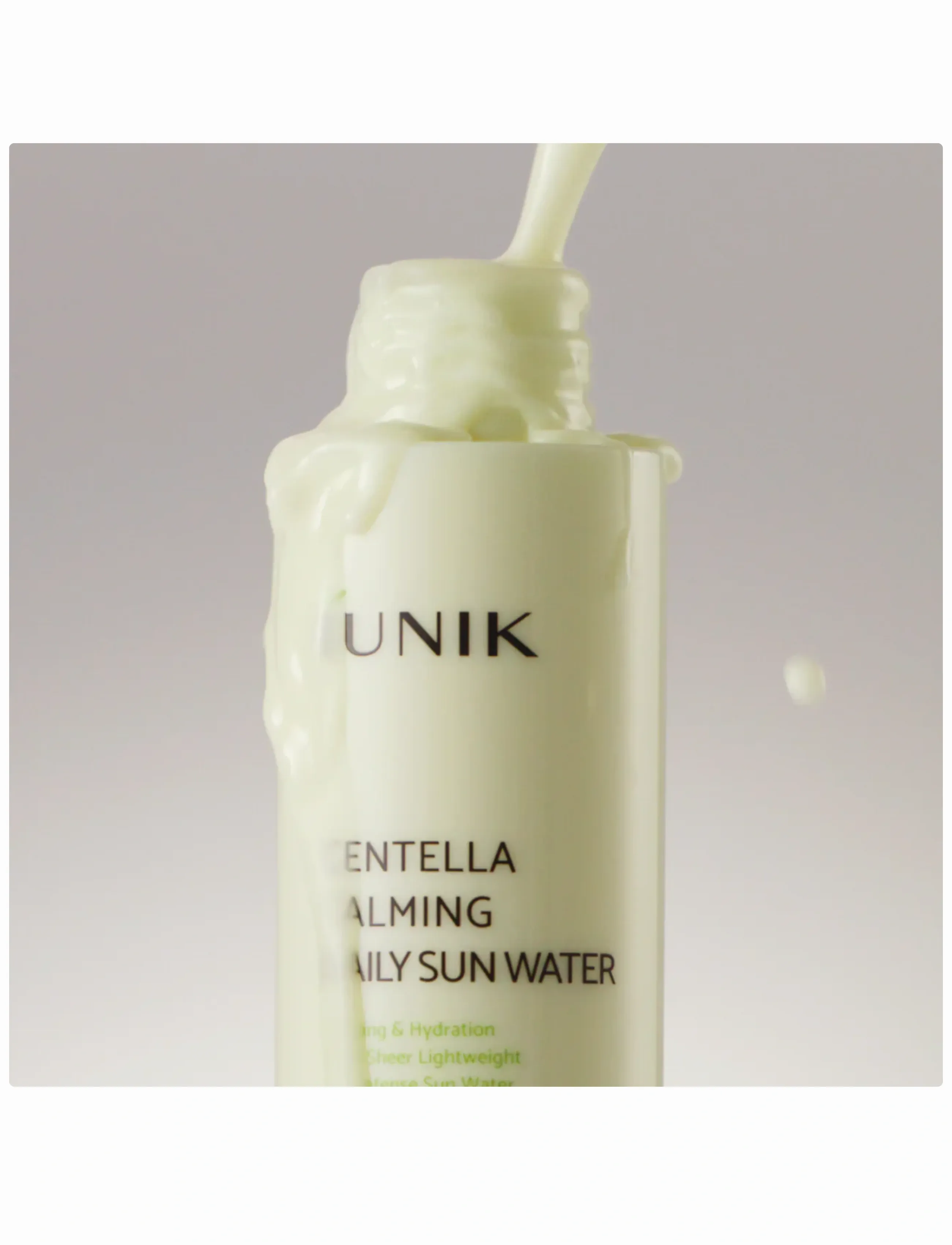 Iunik Centella Calming Daily Sun Water Spf 50+, 120 ml, Nude, Solpleje > Ansigt, Dame