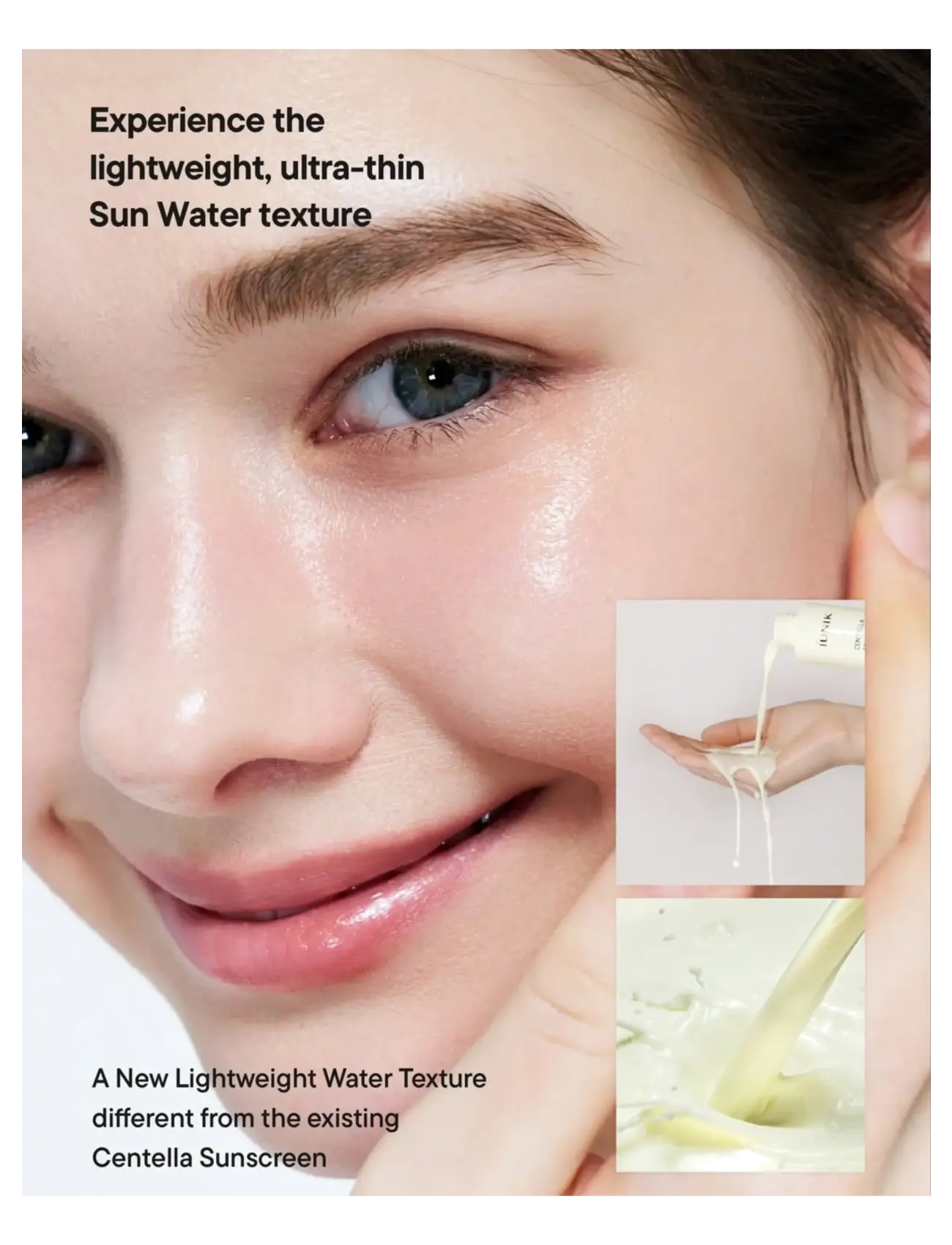 Iunik - Centella Calming Daily Sun Water SPF 50+ - til ansigtet - clear - 3