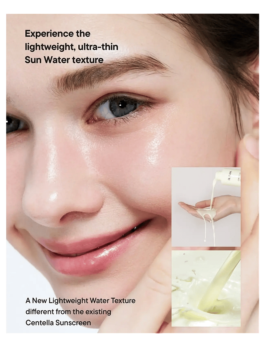 Iunik - Centella Calming Daily Sun Water SPF 50+ - til ansigtet - clear - 3