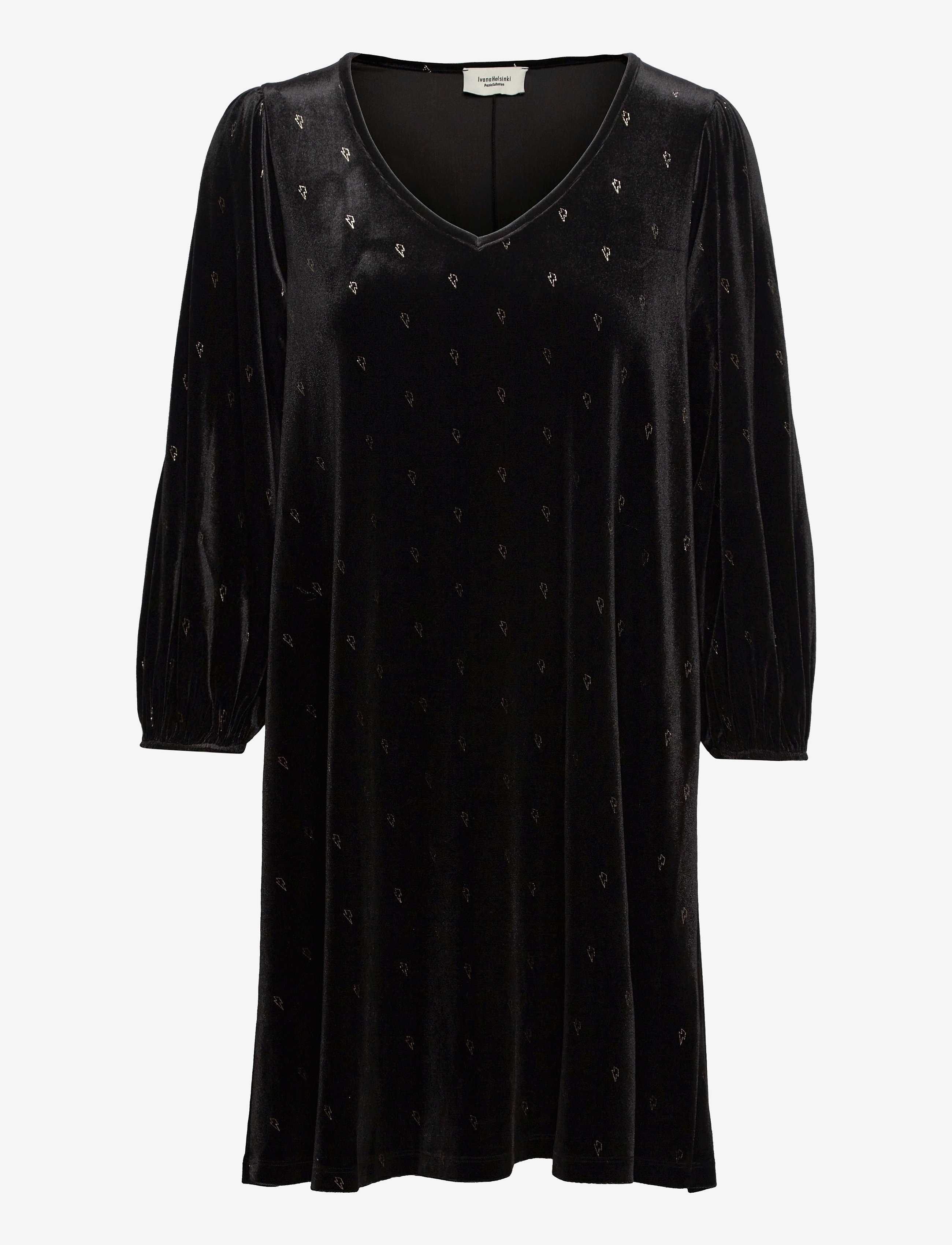 Ivana Helsinki Suzie - Riided - BLACK (VELVET)/ FLASHES / black