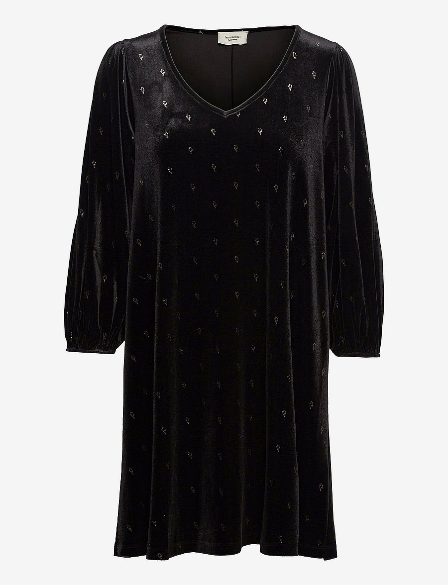 Ivana Helsinki - Suzie - festkjoler - black (velvet)/ flashes - 0