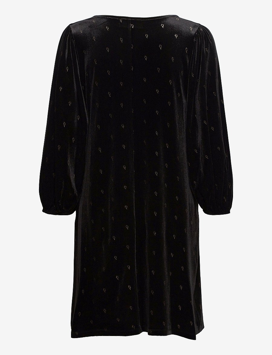 Ivana Helsinki - Suzie - festkjoler - black (velvet)/ flashes - 1