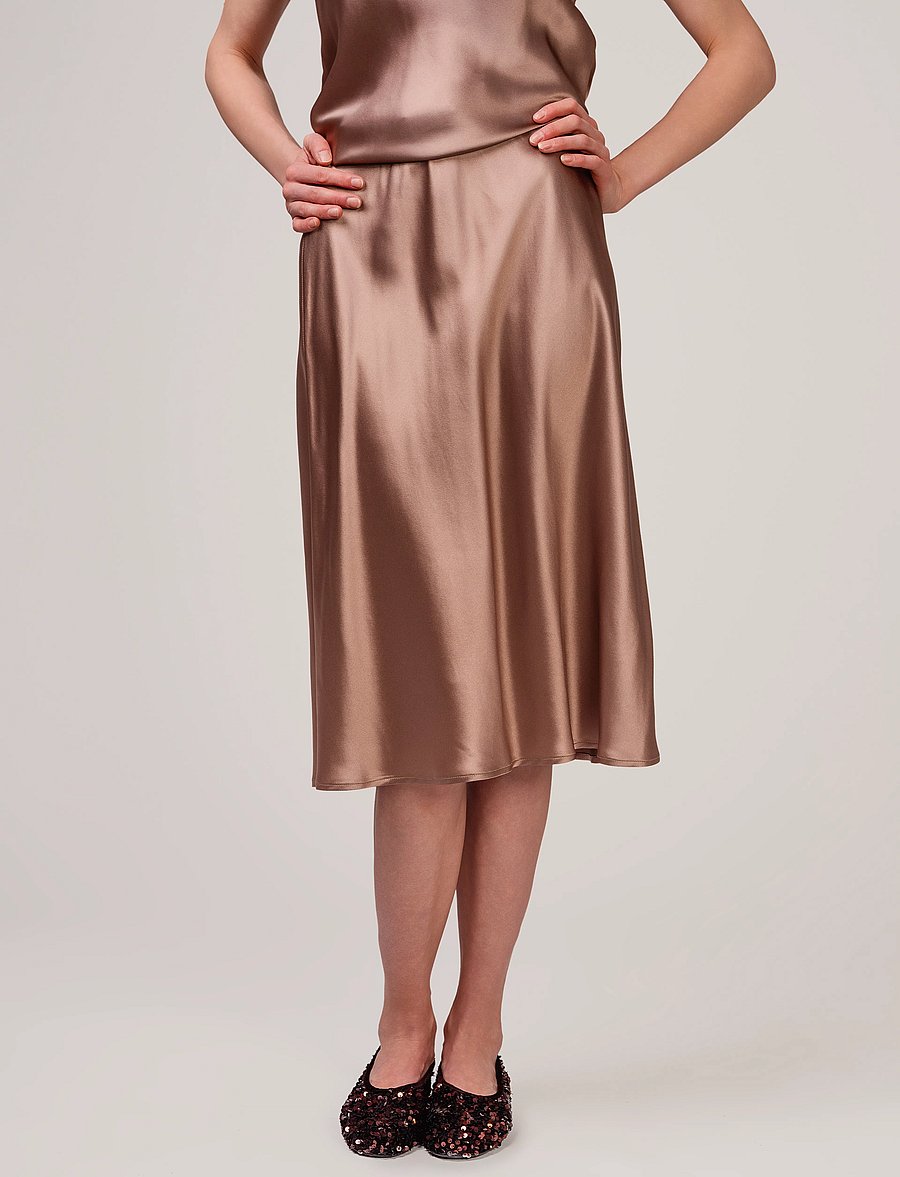 Ivo Nikkolo - Acetate-Blend Skirt, SIMPLITA - light nutria - 0