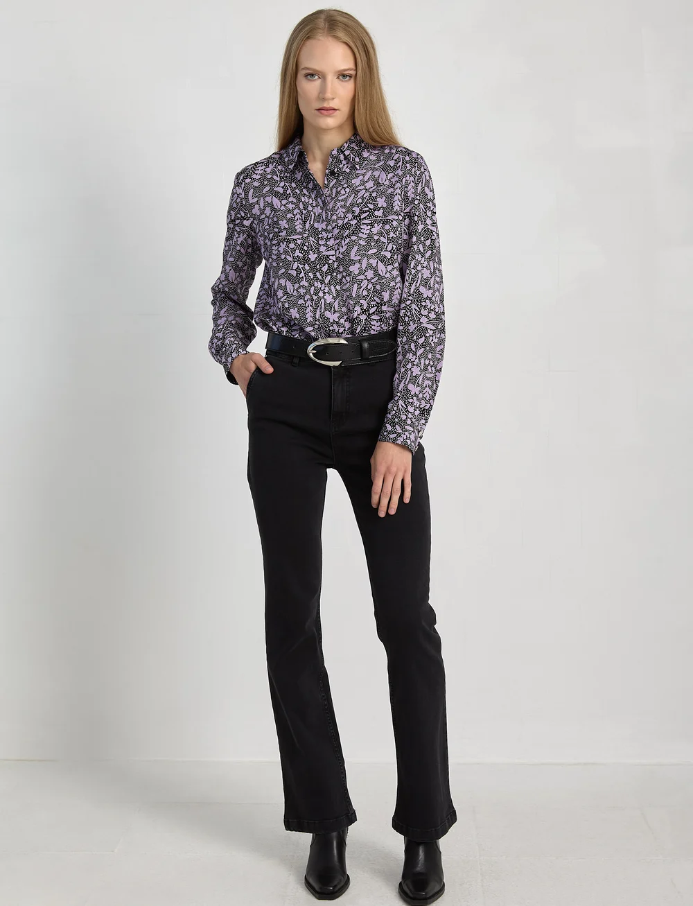 Ivo Nikkolo - Viscose Shirt, PEPINY 1 - chemises à manches longues - violet - 2