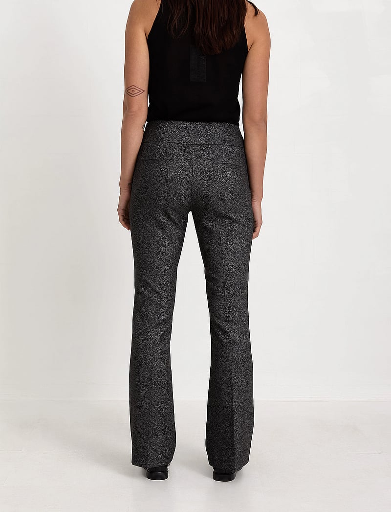 Ivo Nikkolo - Viscose-Blend Trousers, TOCUT - schlaghose - black - 3