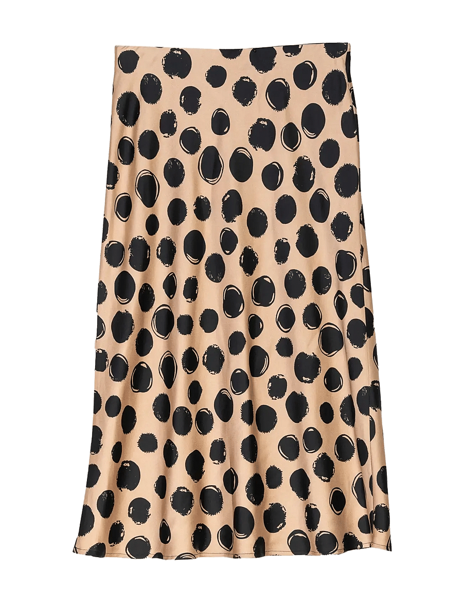 Ivo Nikkolo - Viscose Midi Skirt, SIMPLILONG - beige - 2