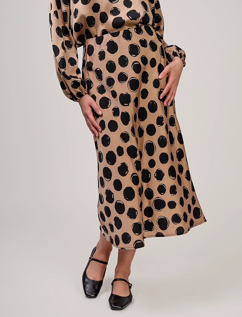 Ivo Nikkolo - Woven Skirt, SIMPLILONG - midi-röcke - beige - 4