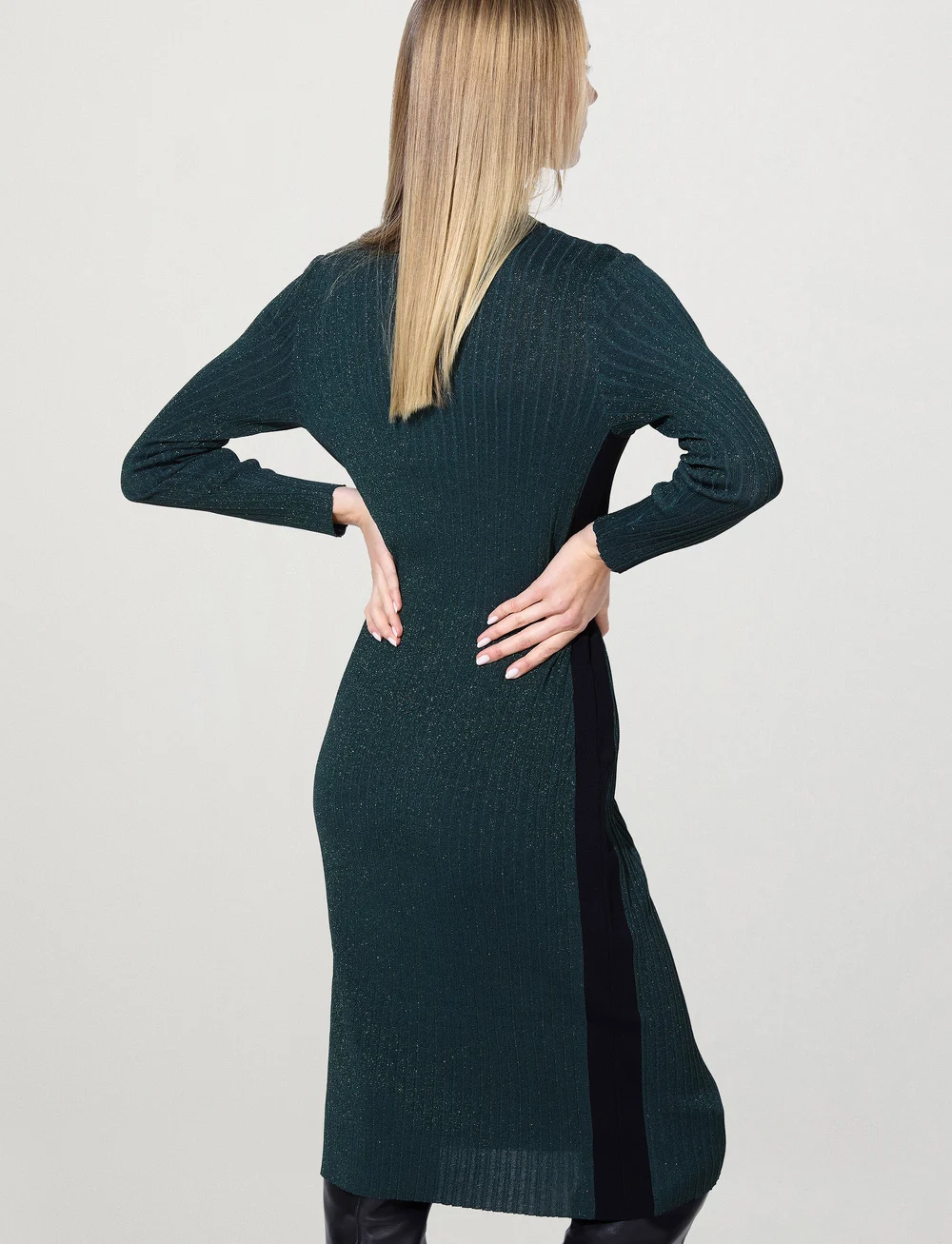 Ivo Nikkolo - Knitted Dress, DROWSKI - knitted dresses - dark green - 3