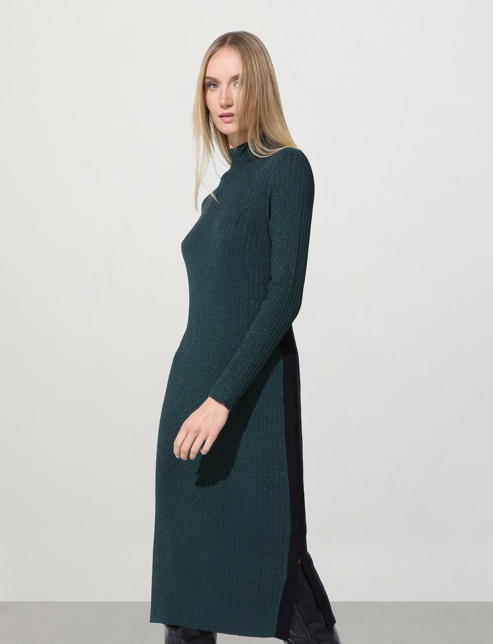 Ivo Nikkolo - Knitted Dress, DROWSKI - knitted dresses - dark green - 4
