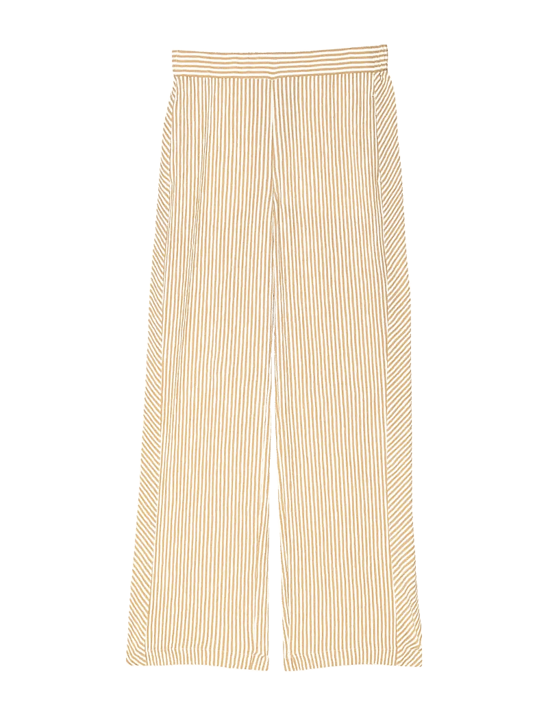Ivo Nikkolo - Woven Trousers, TIRGE - sirge säärega püksid - beige - 1