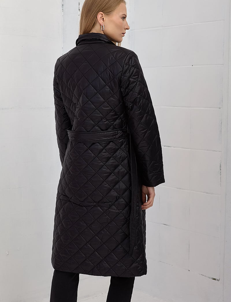 Ivo Nikkolo - Quilted Coat, MACI - frühlingsjacken - black - 3