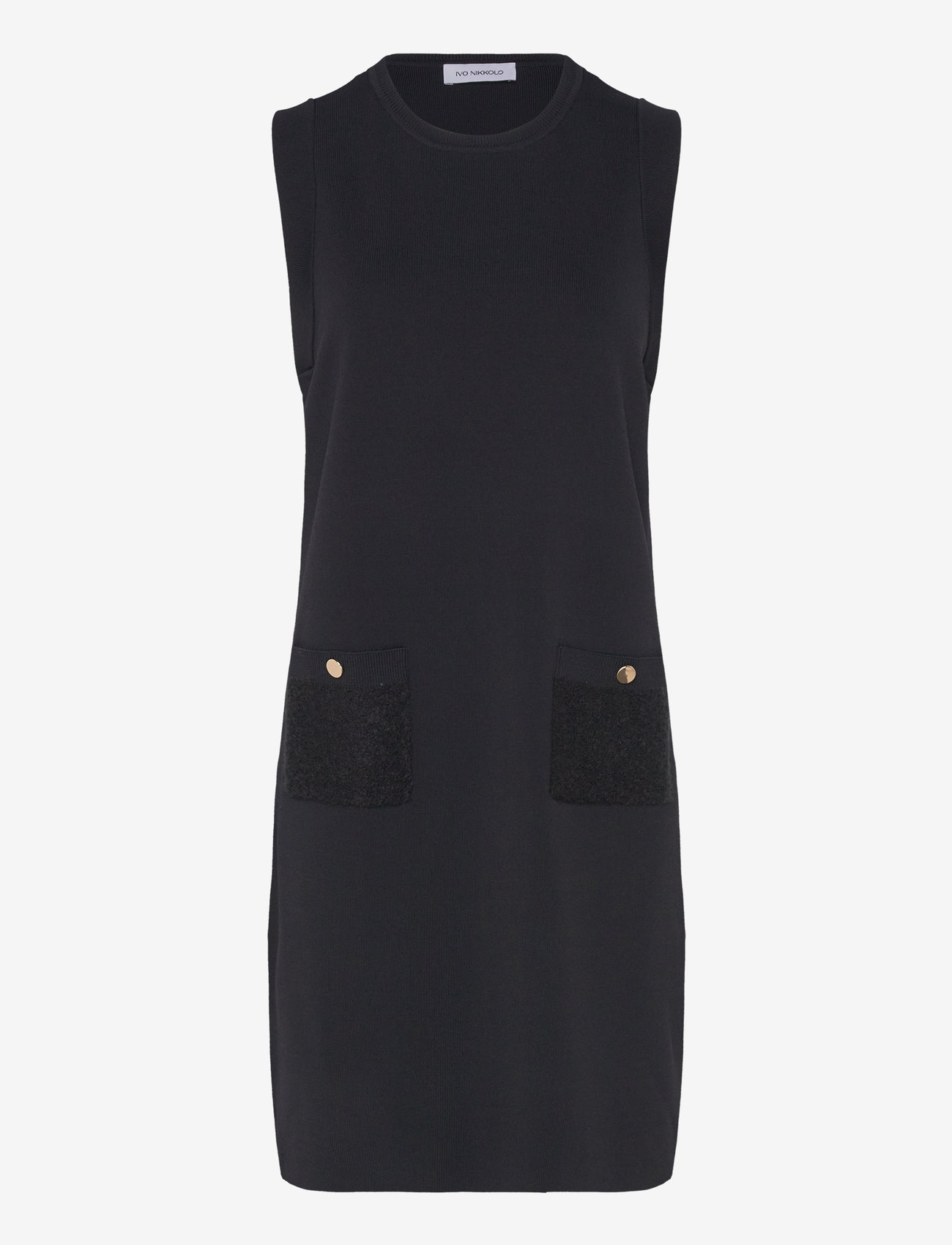 Ivo Nikkolo - Viscose-Blend Knitted Dress, DOXINA - black - 1
