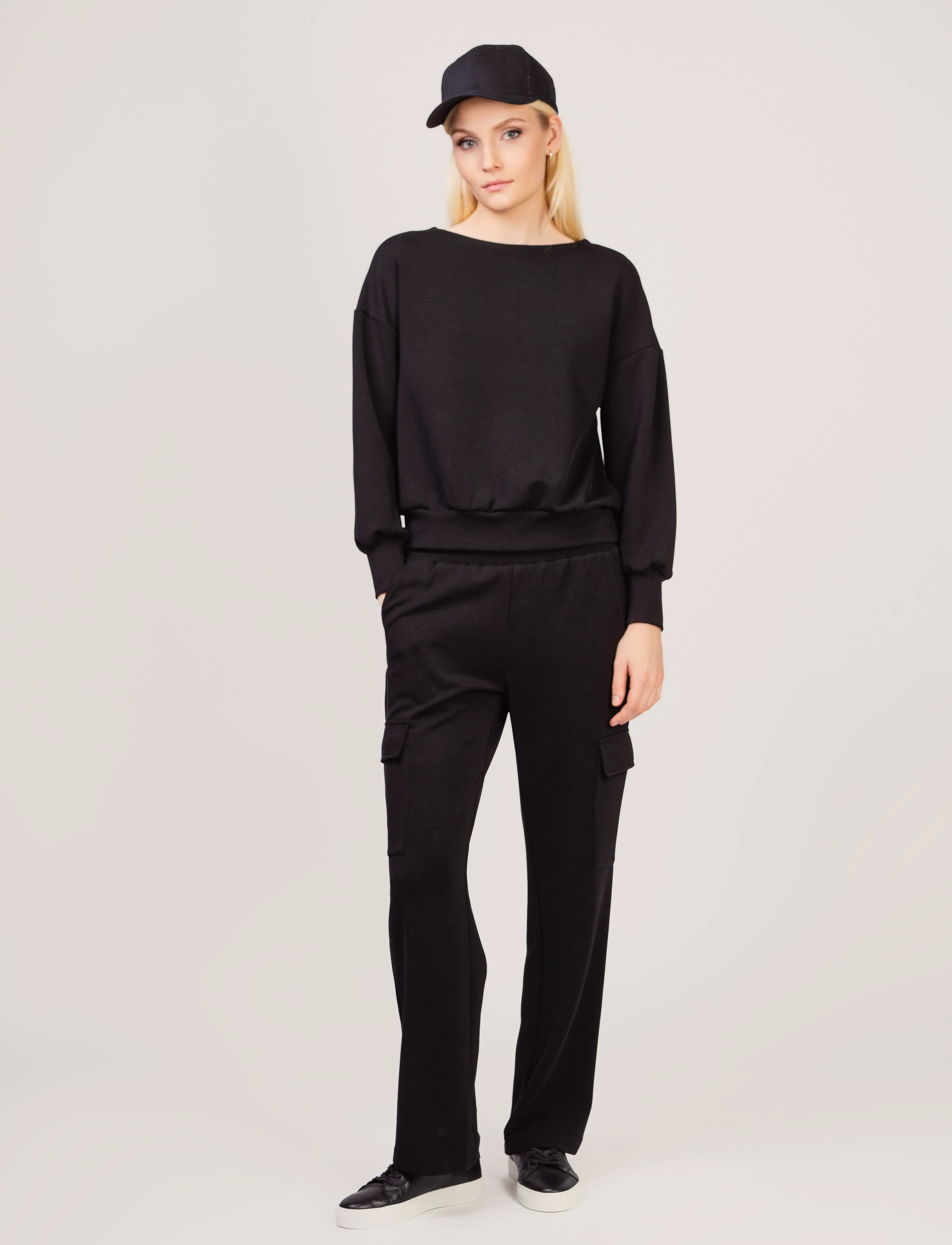 Ivo Nikkolo - Jersey Trousers, TEWY - cargobukser - black - 3