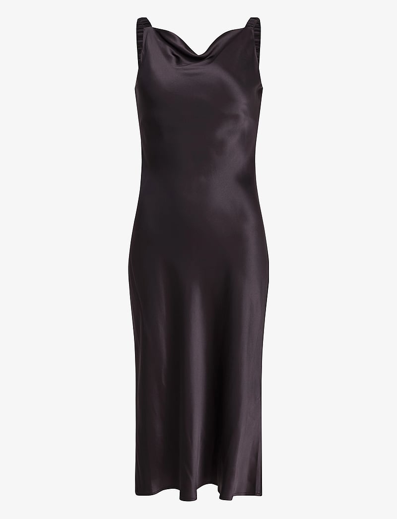 Ivo Nikkolo - Acetate-Blend Dress, DELINY 1 - sukienki na imprezę - dark brown - 1