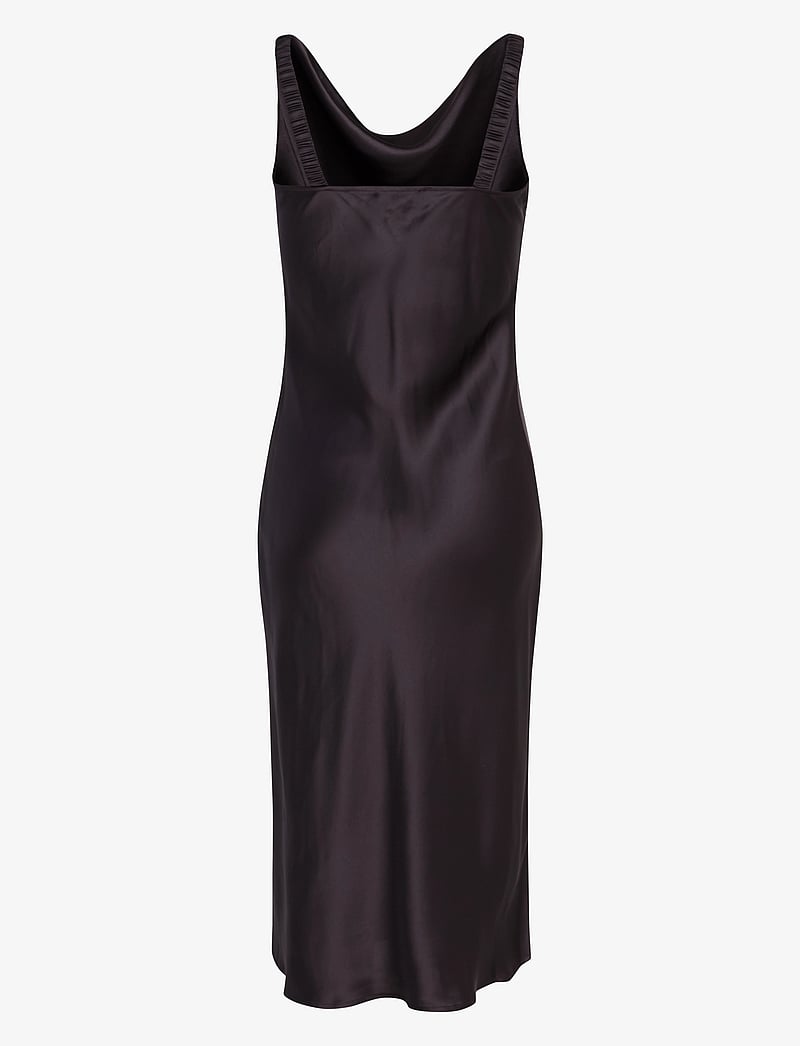 Ivo Nikkolo - Acetate-Blend Dress, DELINY 1 - sukienki na imprezę - dark brown - 2