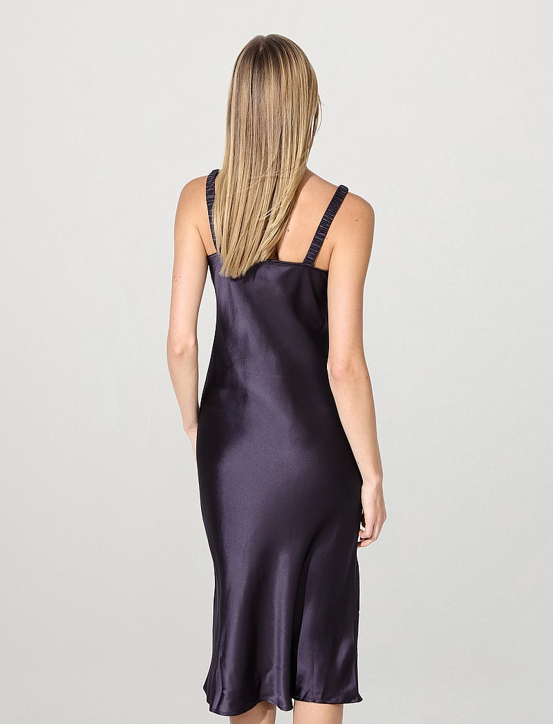 Ivo Nikkolo - Acetate-Blend Dress, DELINY 1 - sukienki na imprezę - dark brown - 3