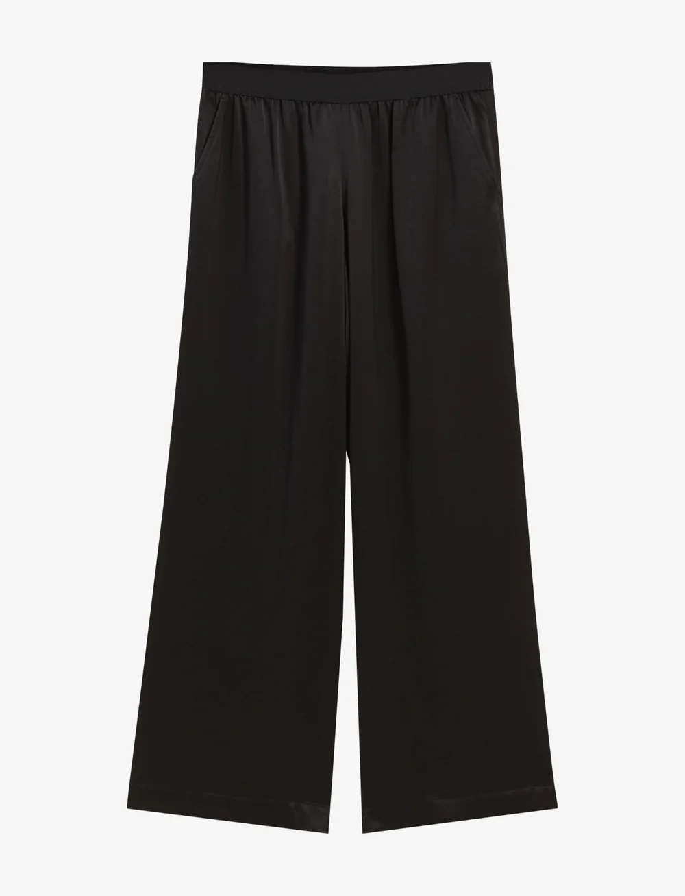 Ivo Nikkolo - Wide Leg Trousers, TERENITY - vida byxor - black - 1