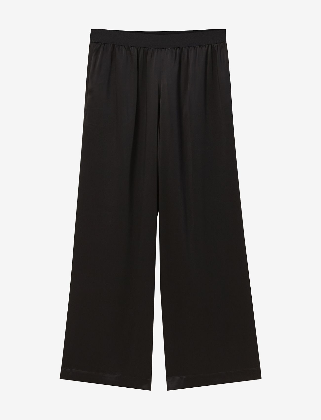 Ivo Nikkolo - Wide Leg Trousers, TERENITY - laia säärega püksid - black - 2