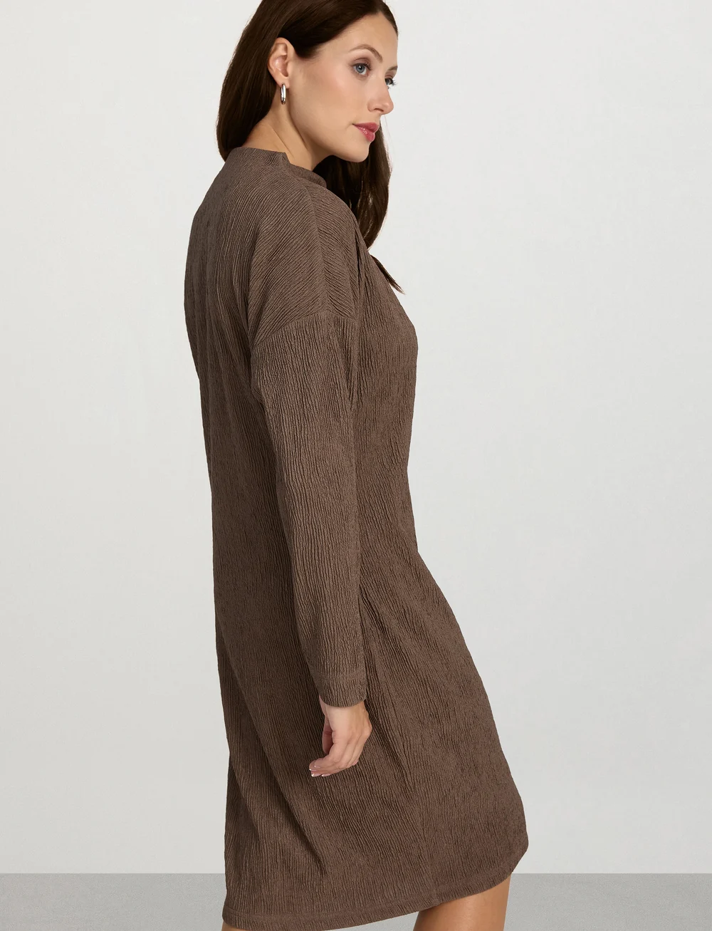 Ivo Nikkolo - Long Sleeve Dress, DORIGA - strikkjoler - brown - 3