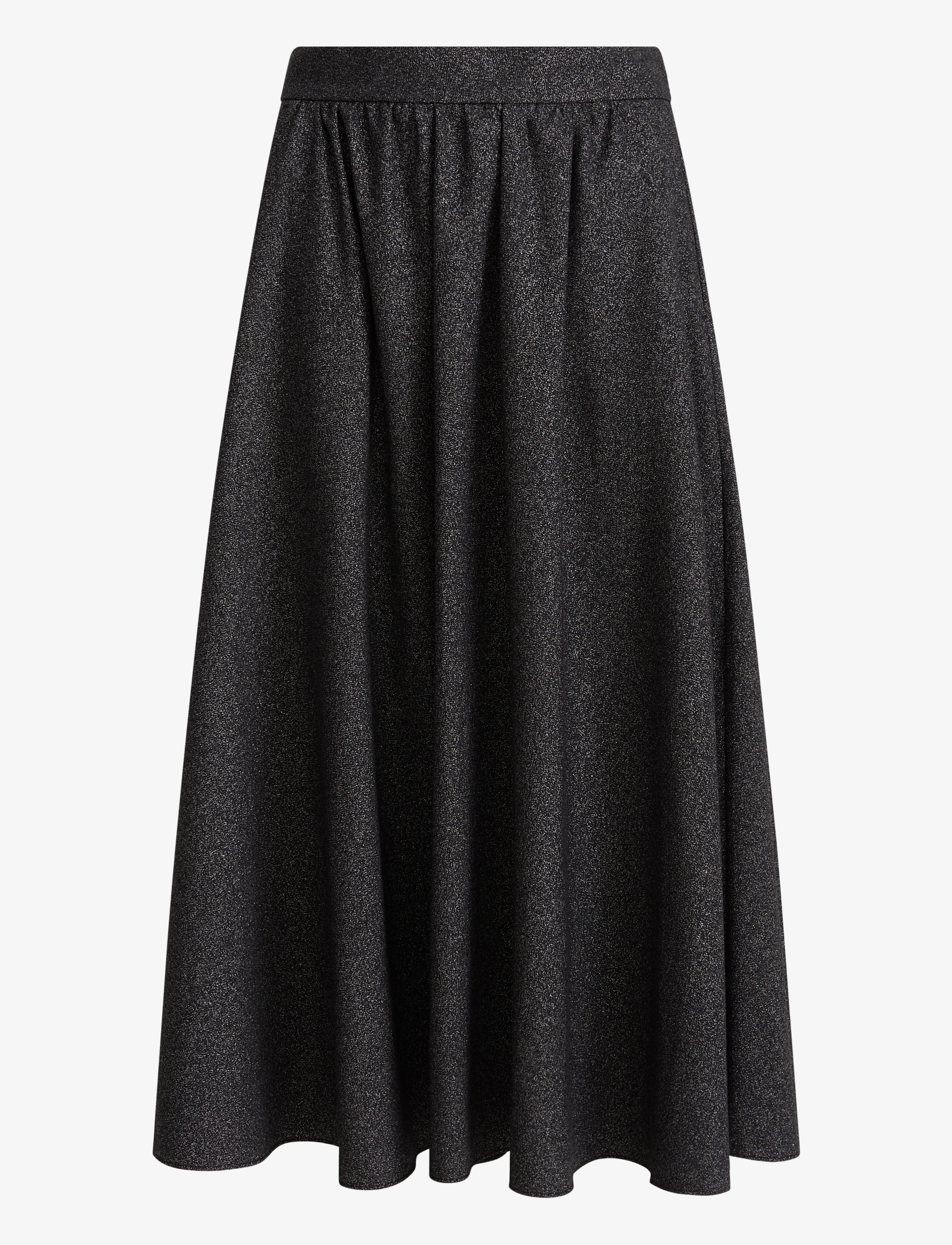Viscose-Blend Skirt, SAHAR - BLACK