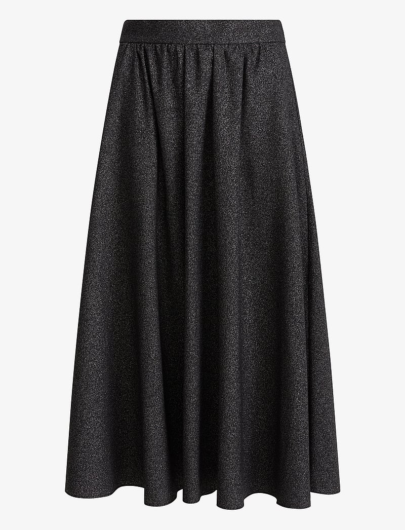 Ivo Nikkolo - Viscose-Blend Skirt, SAHAR - midiseelikud - black - 1