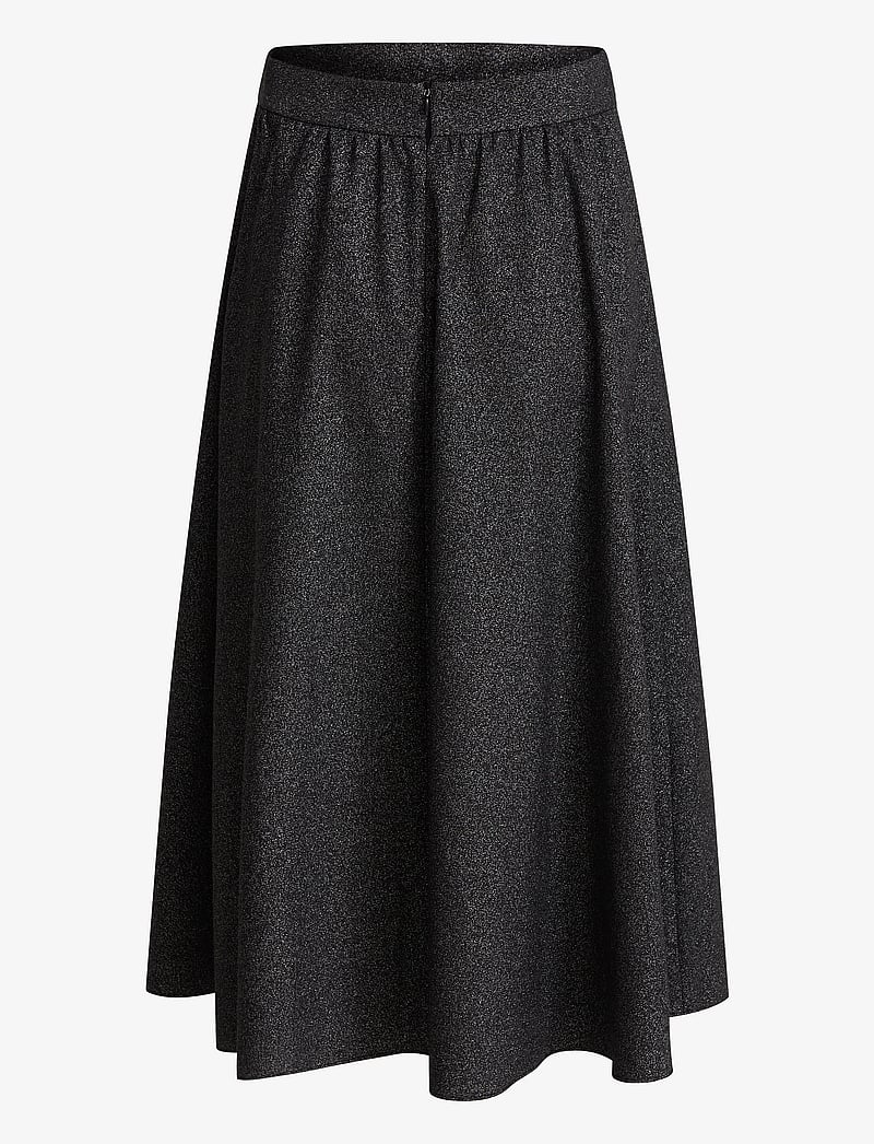 Ivo Nikkolo - Viscose-Blend Skirt, SAHAR - midiseelikud - black - 2