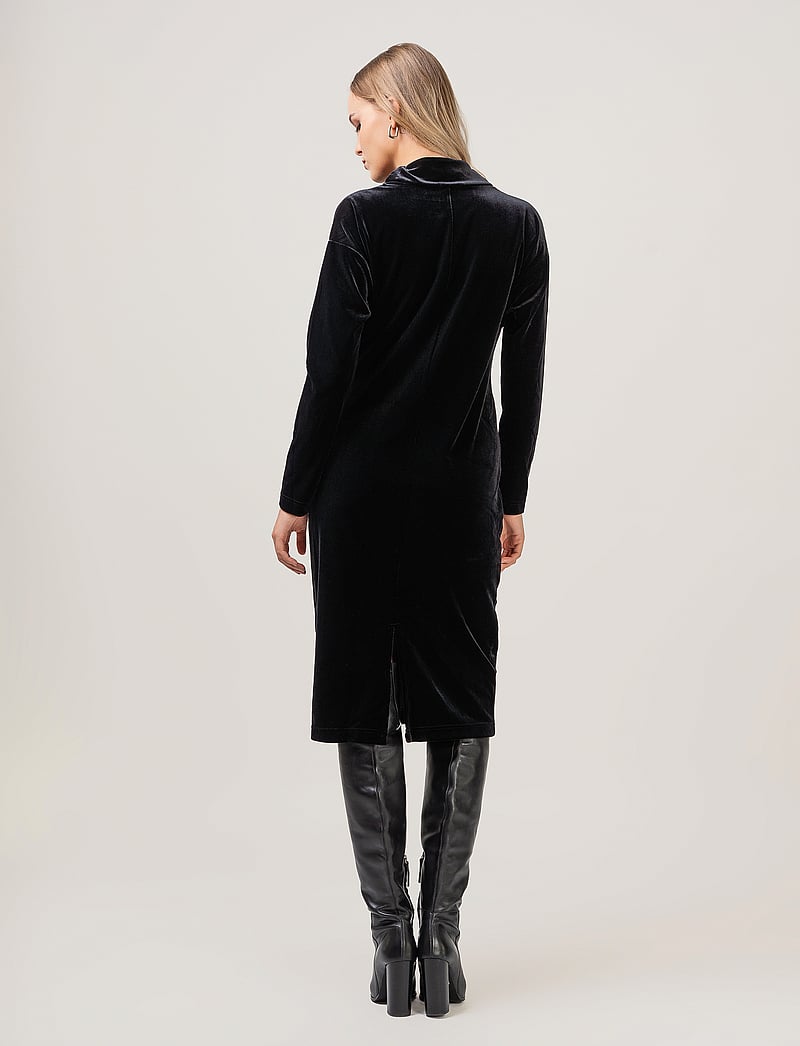 Ivo Nikkolo - Long Sleeve Dress, DAMETINA 2 - festkjoler - black - 3