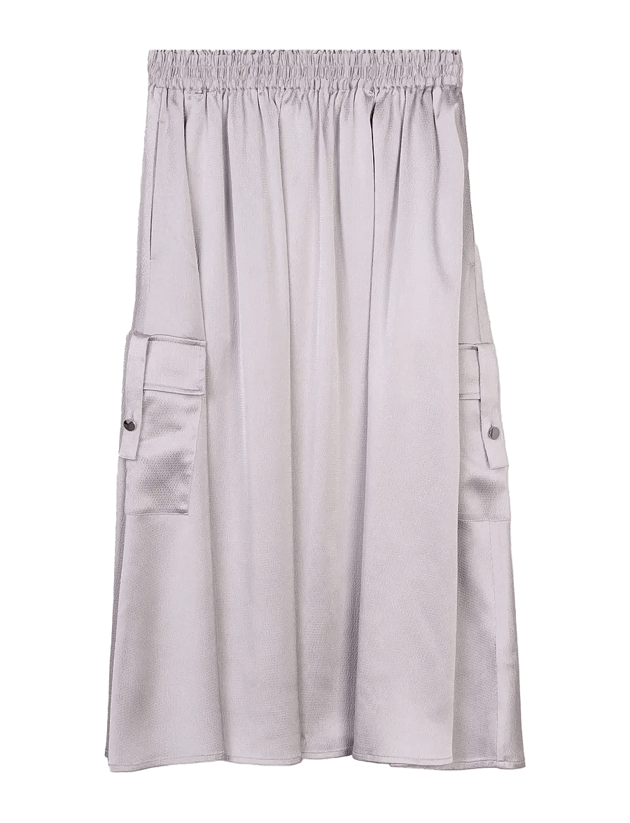 Ivo Nikkolo - Woven Skirt, SARGO - light grey - 1
