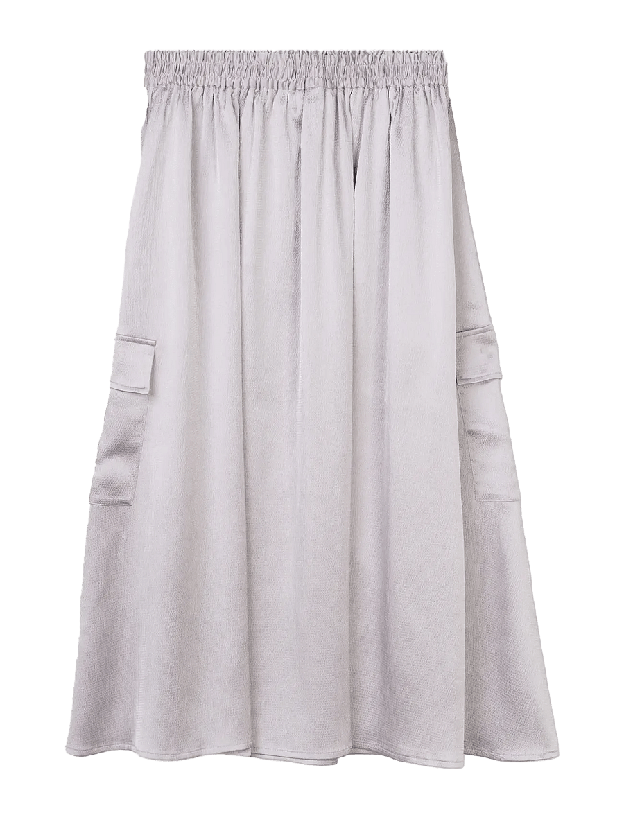 Ivo Nikkolo - Woven Skirt, SARGO - light grey - 2