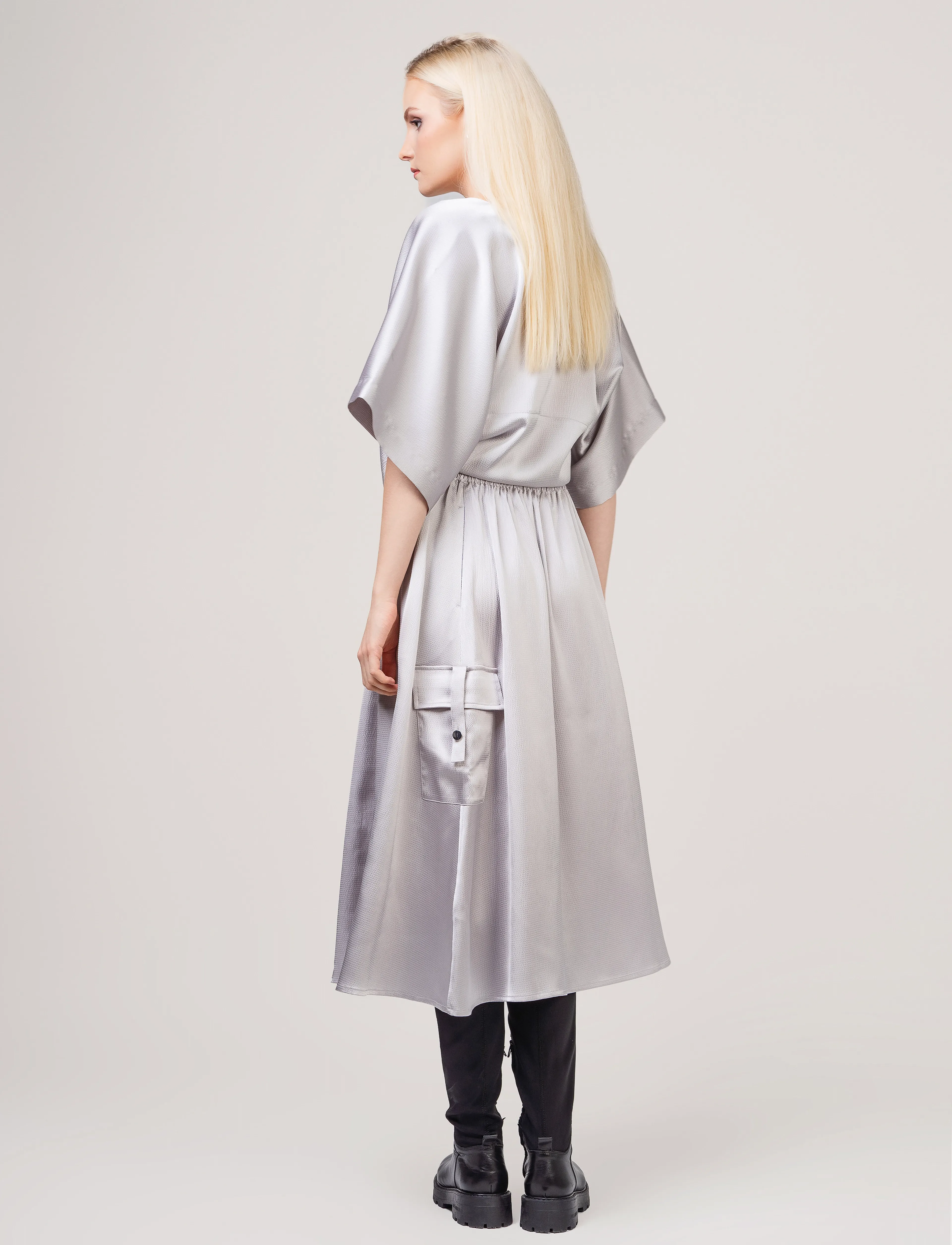 Ivo Nikkolo - Woven Skirt, SARGO - light grey - 3