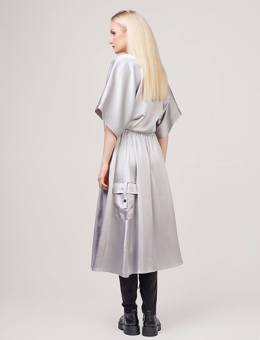 Ivo Nikkolo - Woven Skirt, SARGO - light grey - 3
