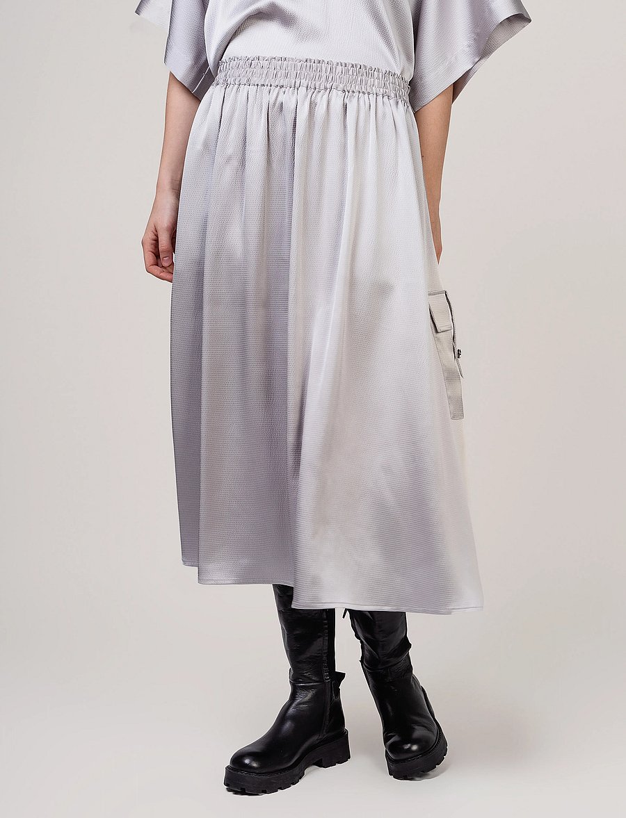 Ivo Nikkolo - Woven Skirt, SARGO - light grey - 4